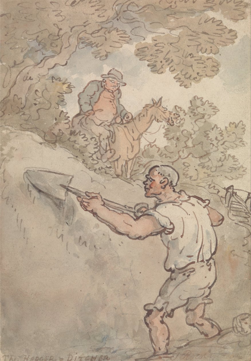 Il siepista e il fossatore da Thomas Rowlandson