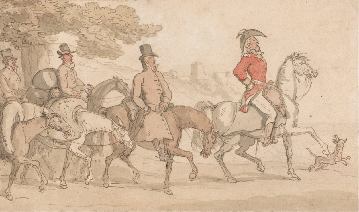 Le avventure militari di Johnny Newcome da Thomas Rowlandson
