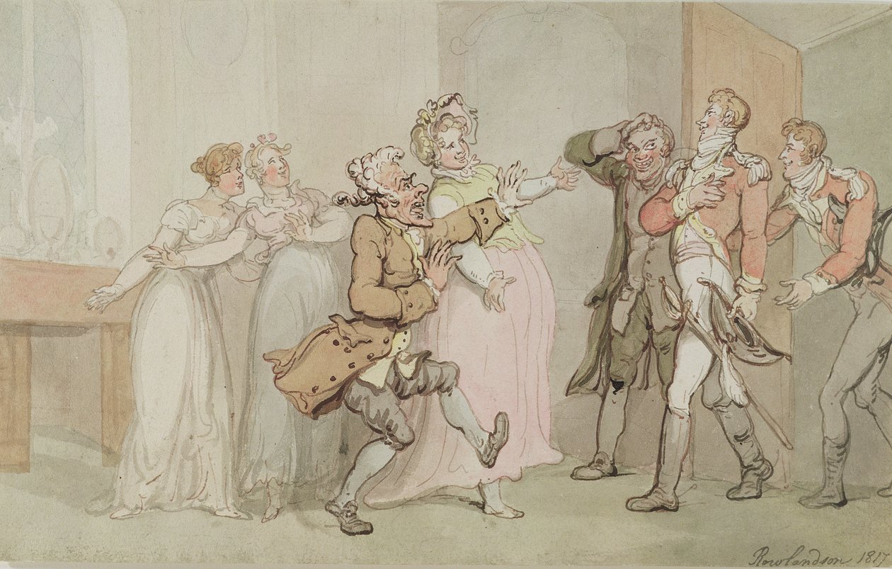 Il ritorno del soldato, 1817 da Thomas Rowlandson
