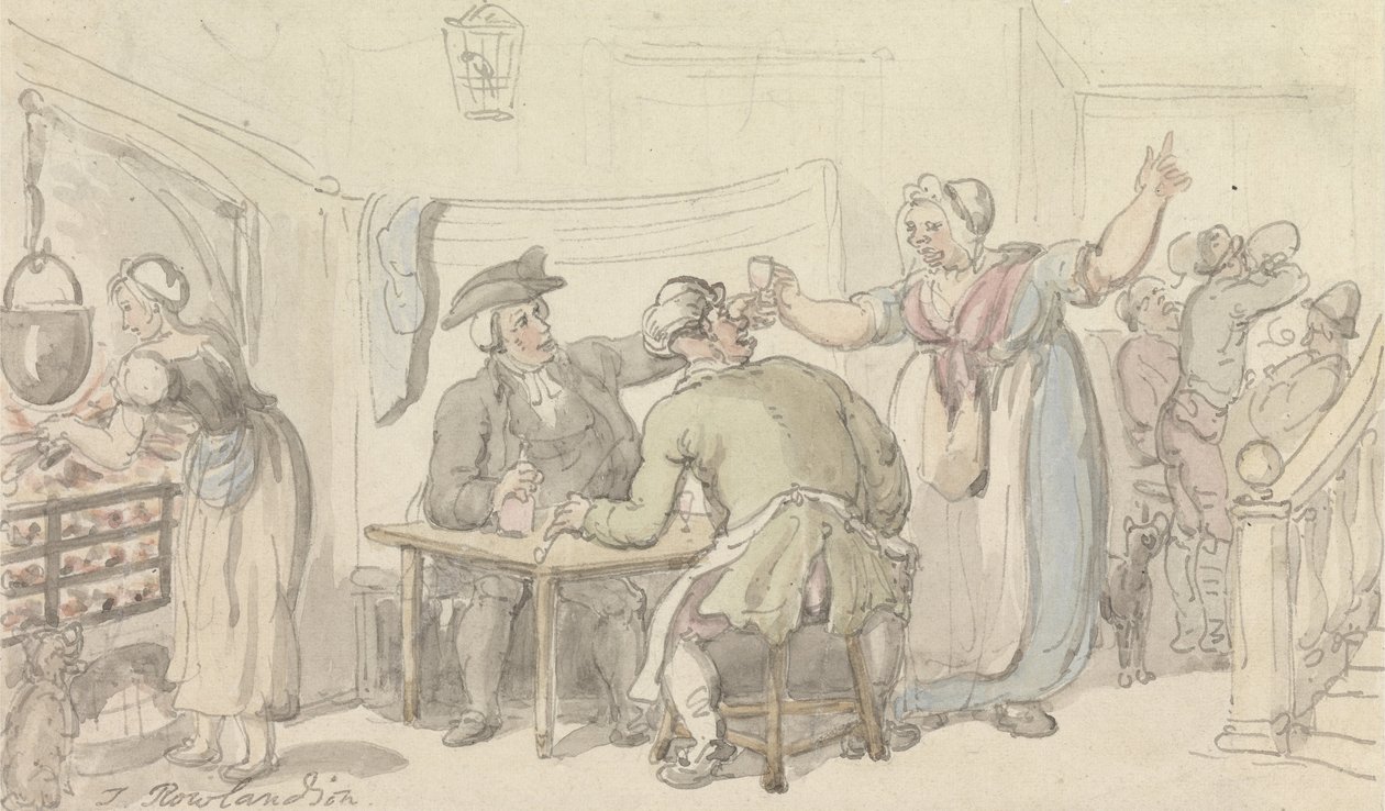 Il vicario di Wakefield - La bisbetica, con notizie di Olivia da Thomas Rowlandson