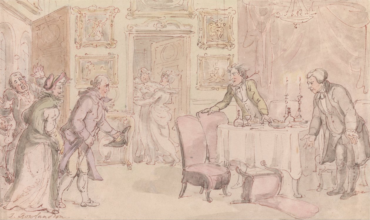 Il vicario di Wakefield - La sorpresa da Thomas Rowlandson