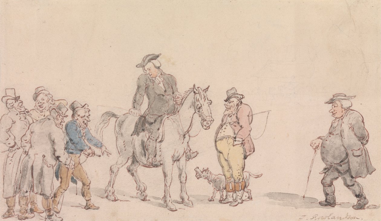 Il vicario di Wakefield - Il vicario vende il suo cavallo da Thomas Rowlandson
