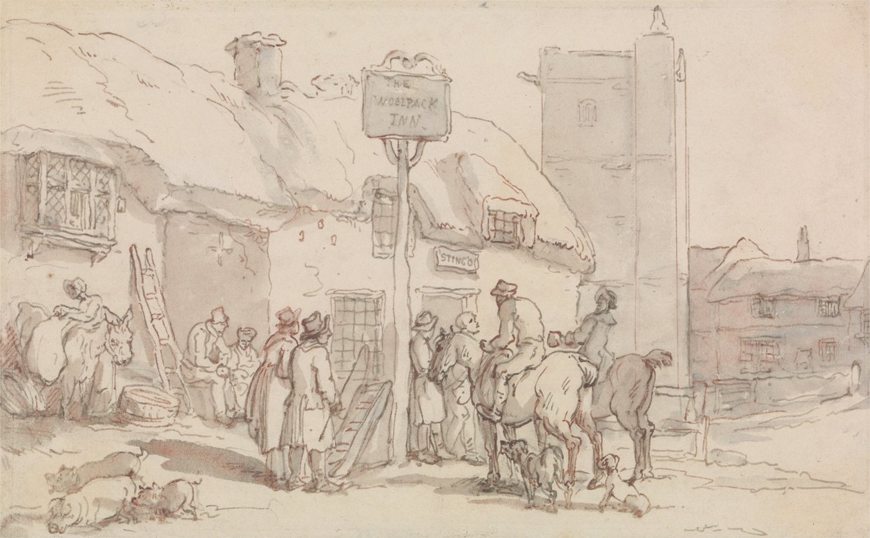 La locanda Woolpack da Thomas Rowlandson