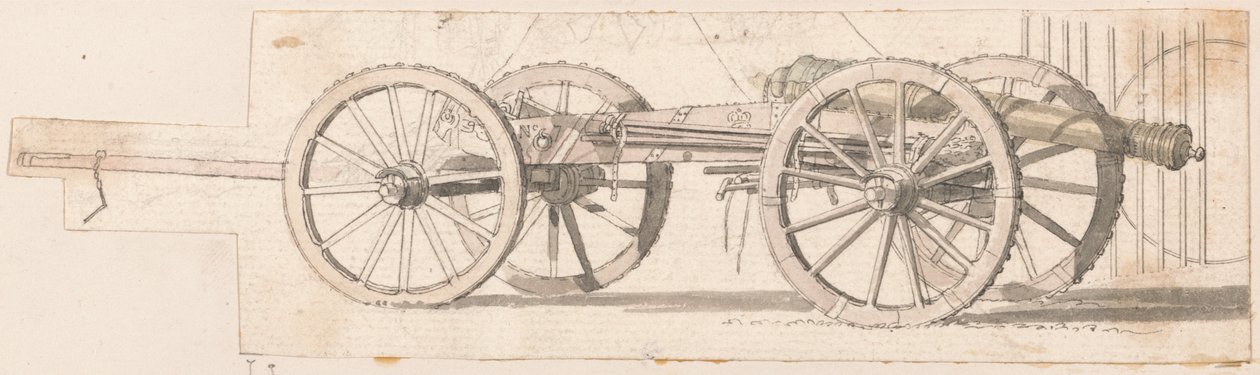 Cannone e carro, No.7 da Thomas Sandby