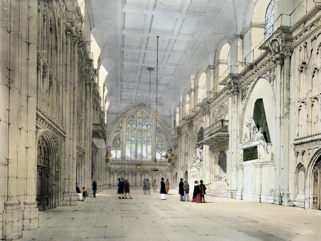 La Guildhall, interno, da 