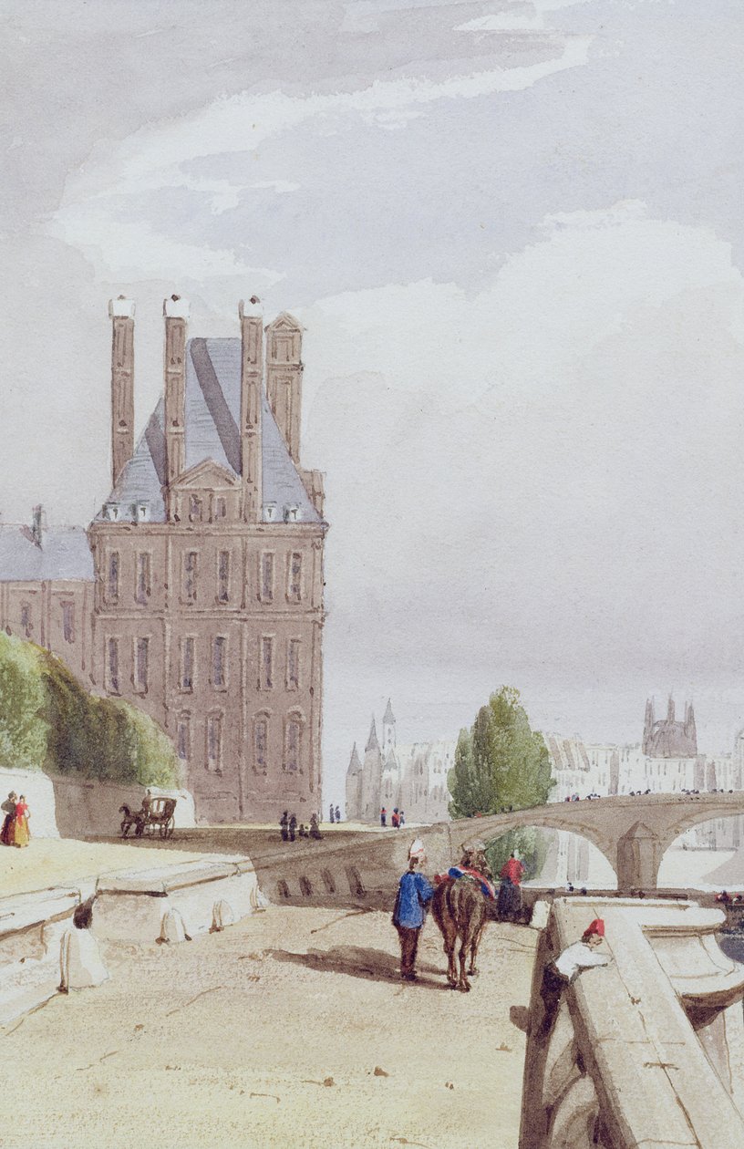 Vista delle Tuileries sulla Senna da Thomas Shotter Boys
