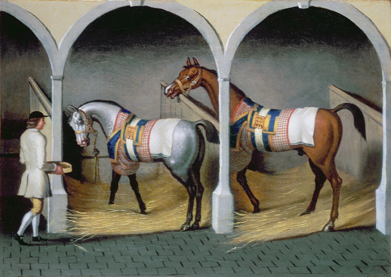 Interno di una stalla (uno di una coppia) da Thomas Spencer