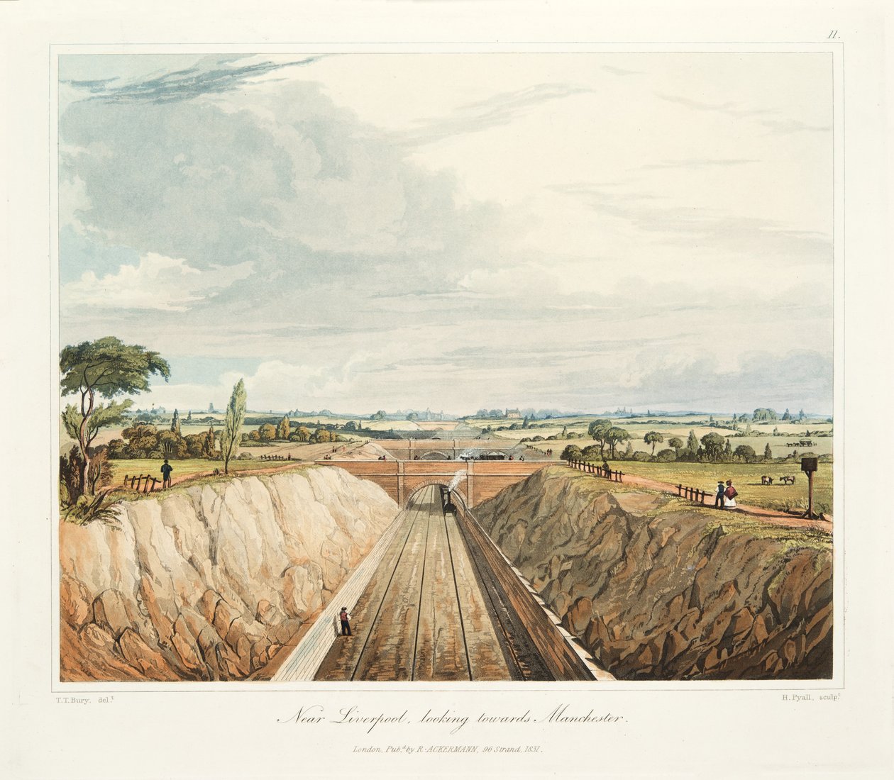 Vicino a Liverpool, guardando verso Manchester da Thomas Talbot Bury
