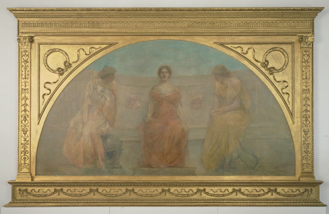 Commercio e agricoltura portano ricchezza a Detroit, 1900 da Thomas Wilmer Dewing