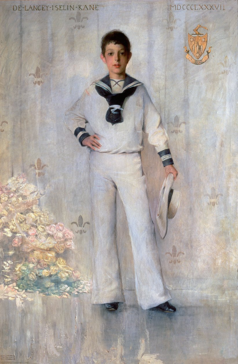 Ritratto di Delancey Iselin Kane, 1887 da Thomas Wilmer Dewing
