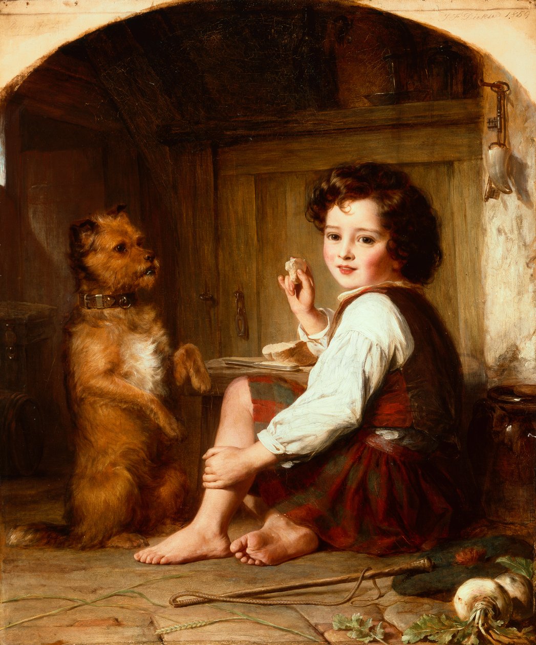Chiedendo Pane da Thomas-Francis Dicksee