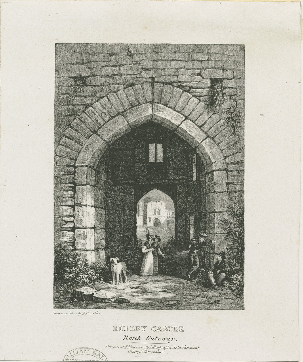 Castello di Dudley - Porta Nord da Thomas (after) Underwood