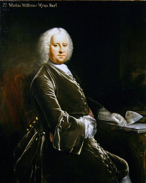 Ritratto di Sir Watkin Williams Wynn, 3° Barone, fine anni 1730 da Thomas (attr. to) Frye