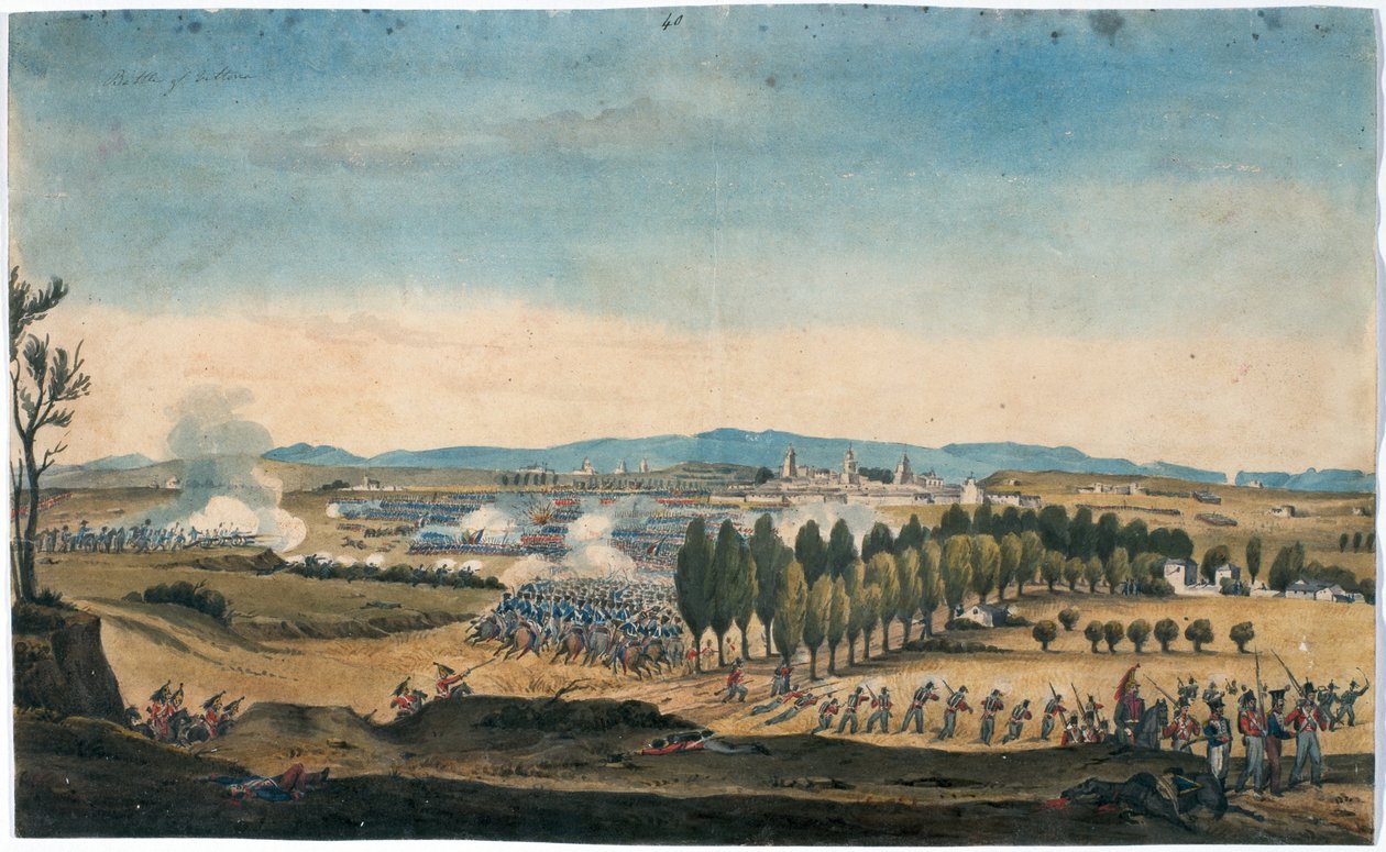 Battaglia di Vittoria da Thomas (attrib. to) McNiven