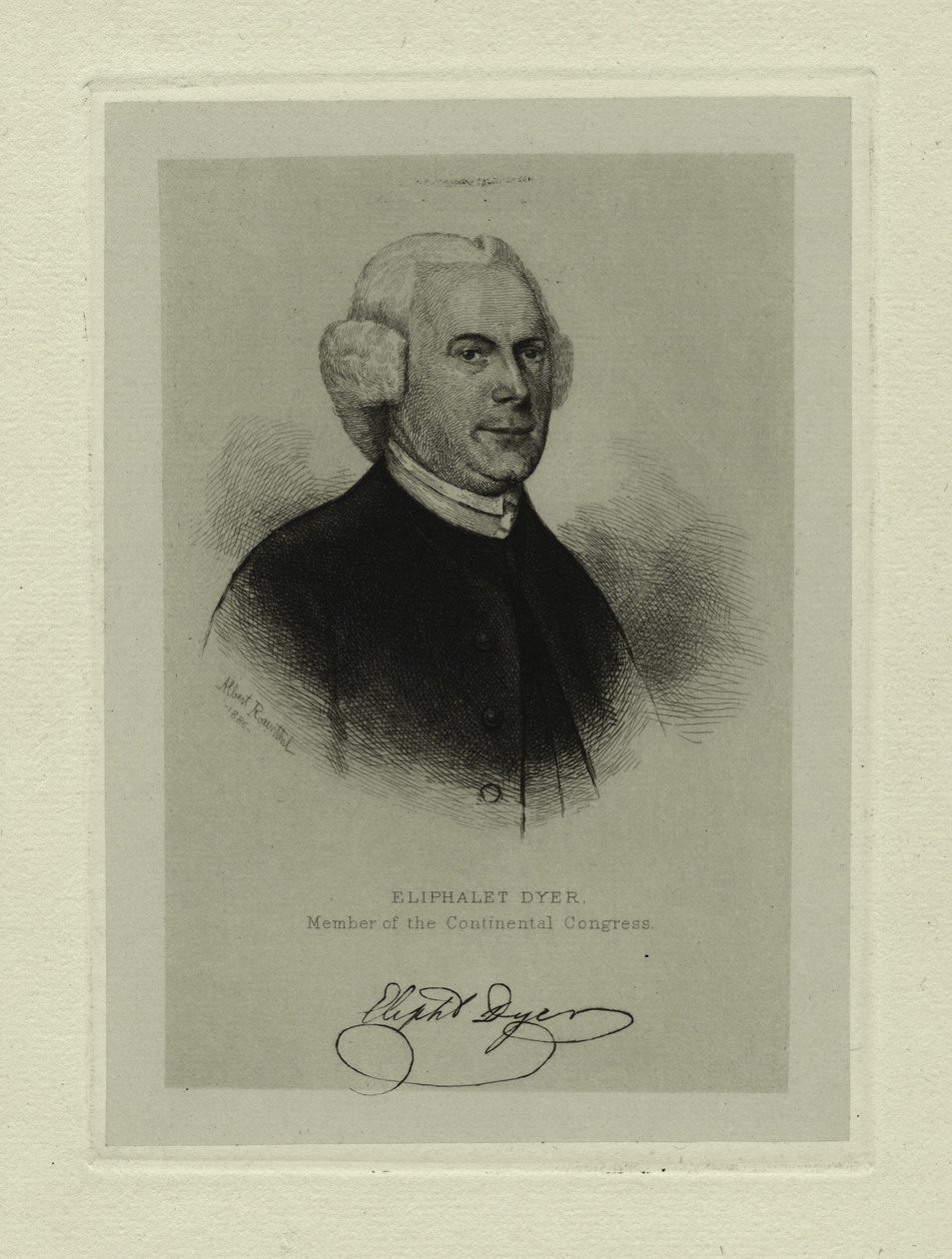 Eliphalet Dyer da Thomas Addis (after) Emmet