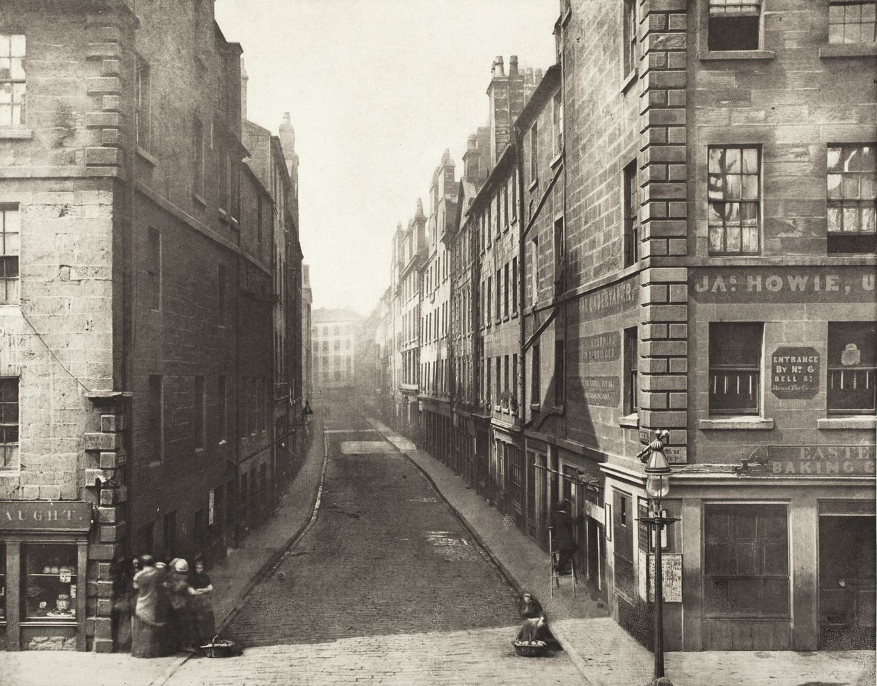 Bell Street vista da High Street, n. 14 da Thomas Annan