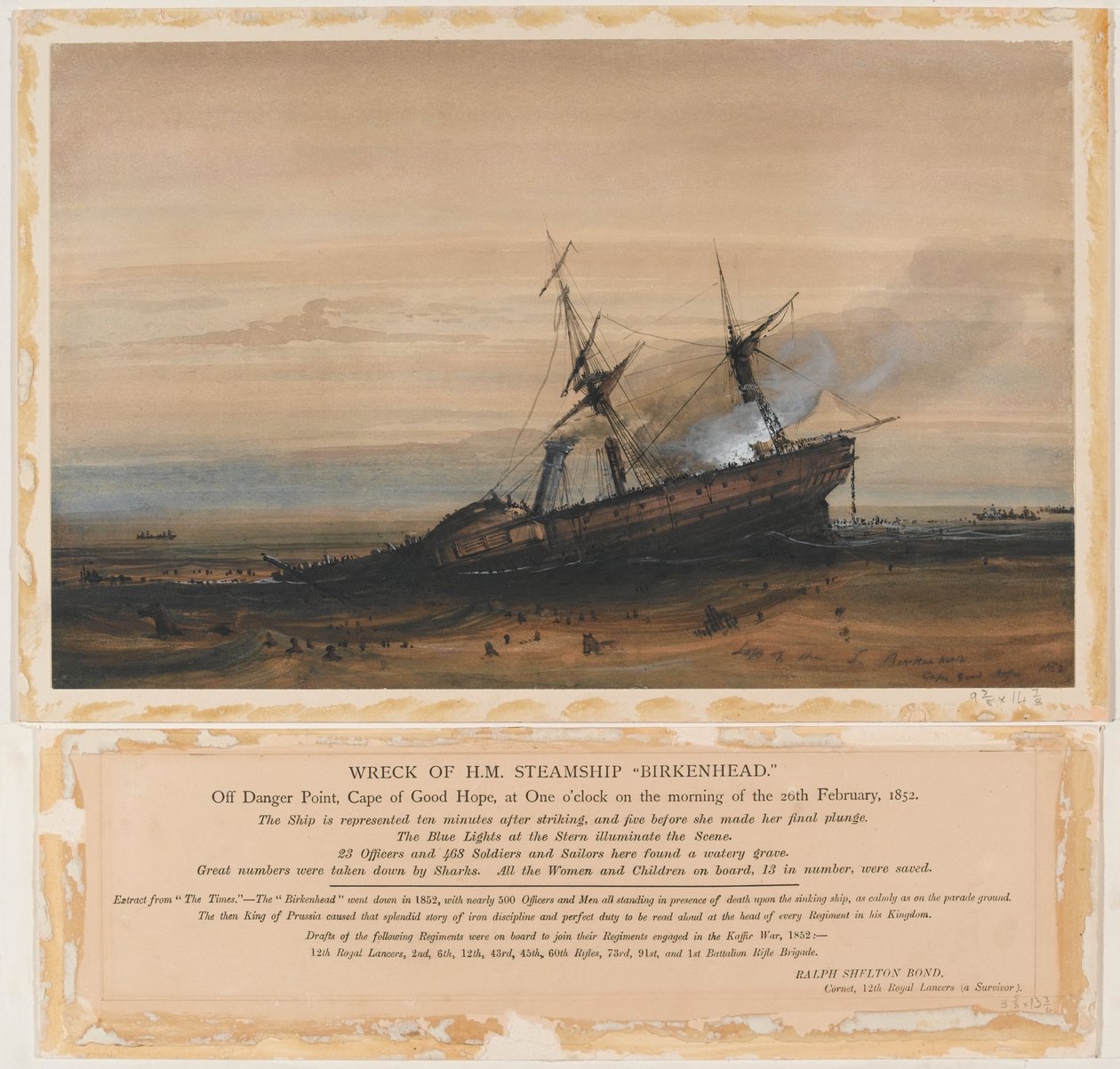 Relitto della nave a vapore HM 
