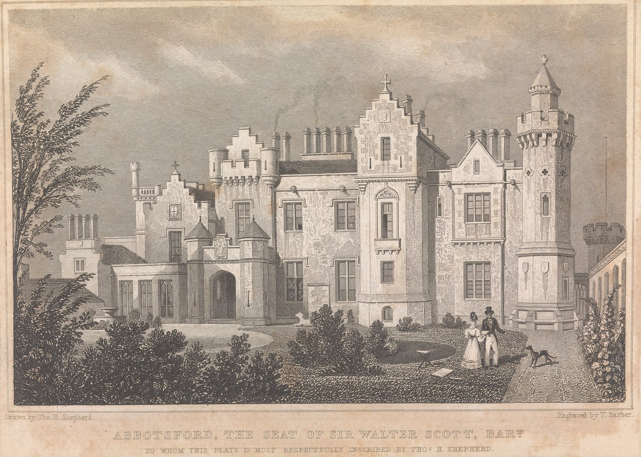 Abbotsford, La Residenza di Sir Walter Scott Bart; pagina - (Volume Uno) da Thomas Barber