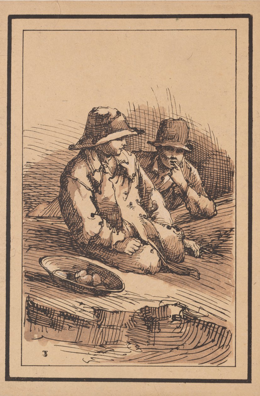 Figure rustiche: Due ragazzi da Thomas Barker