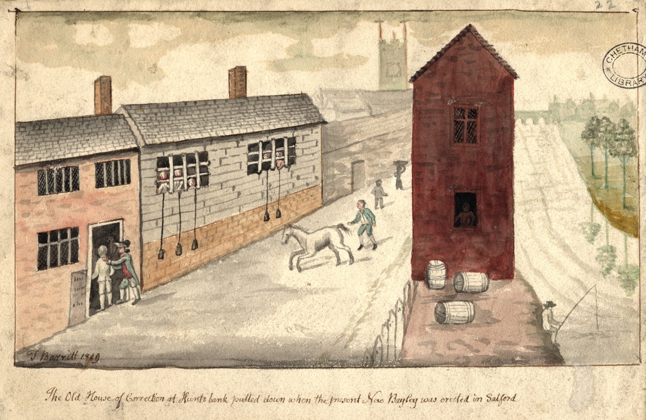 Casa di Correzione, Manchester, 1819 da Thomas Barritt