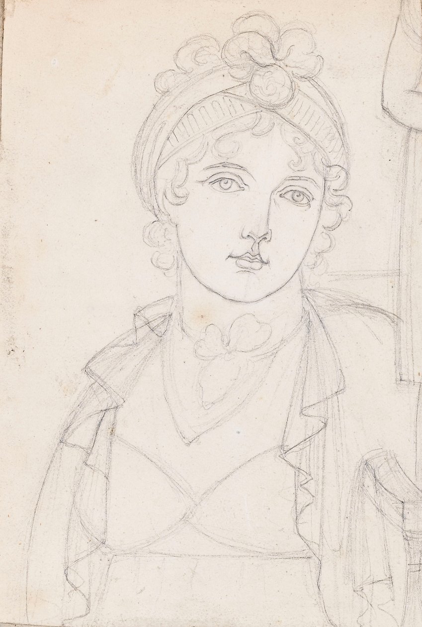 Ritratto a mezzo busto di Emma Hamilton da Thomas Baxter