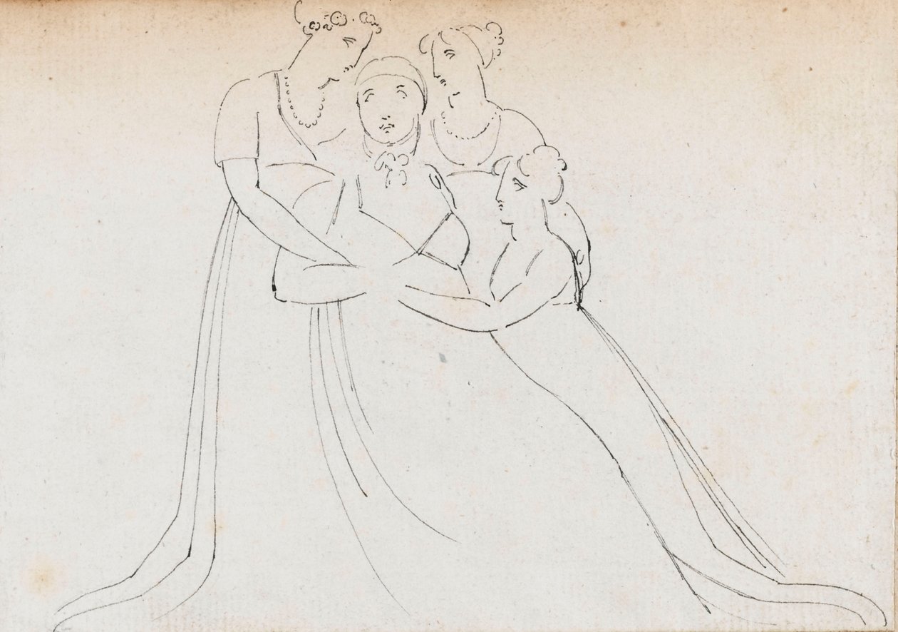 Le nipoti di Nelson - Miss Bolton e Charlotte Nelson, poi Lady Hood da Thomas Baxter