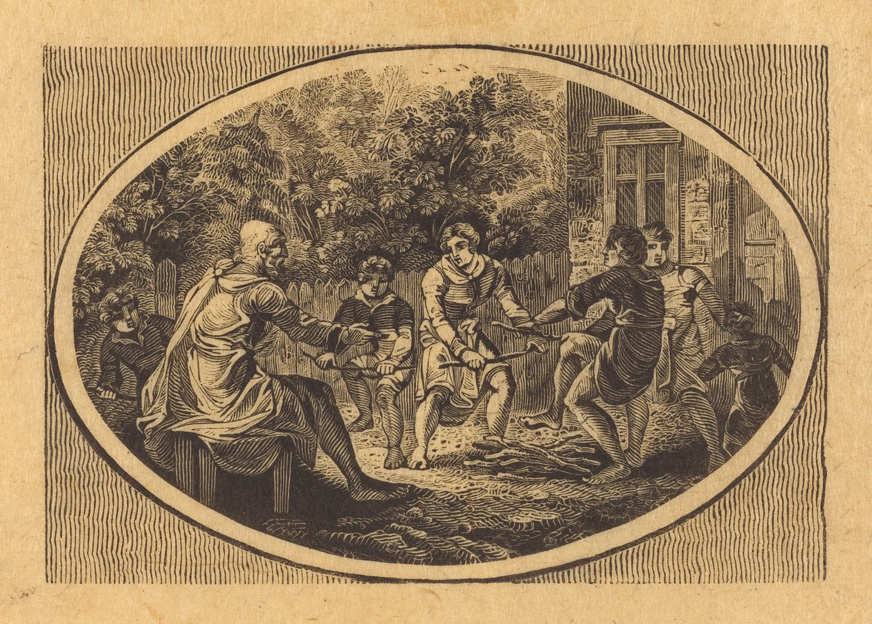Il viaggiatore vantante da Thomas Bewick