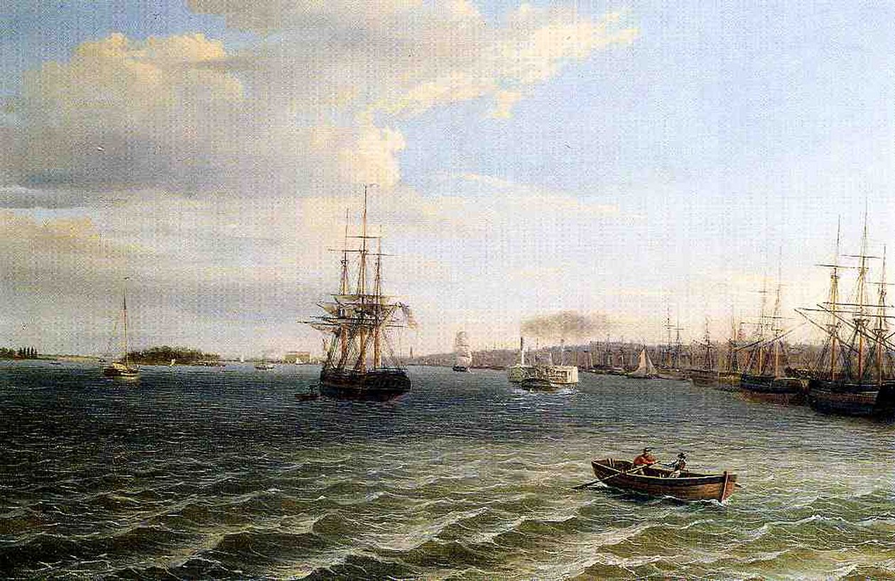 Veduta di Filadelfia da Thomas Birch