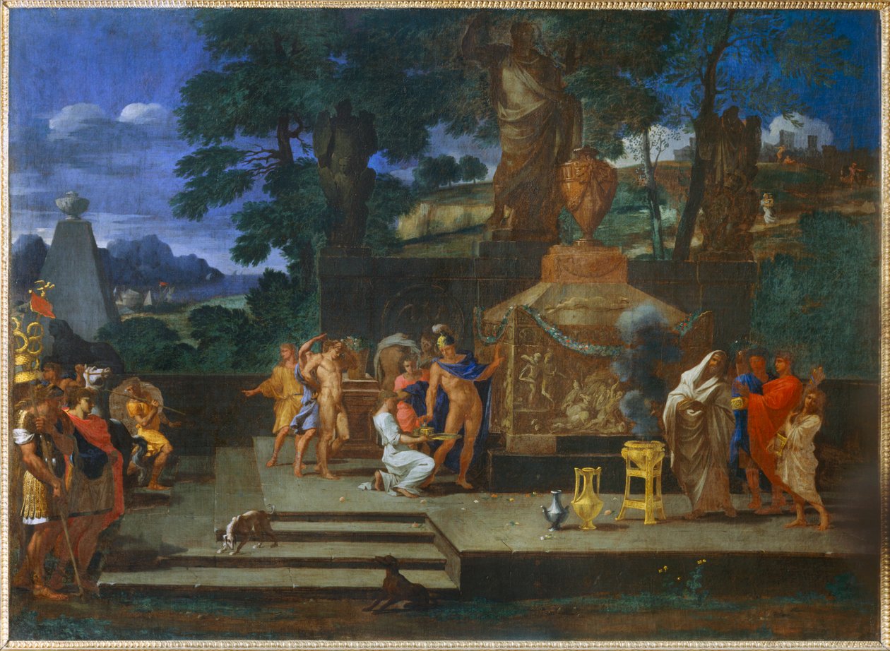 Alessandro davanti alla tomba di Achille - Alessandro davanti alla tomba di Achille ... da Thomas Blanchet