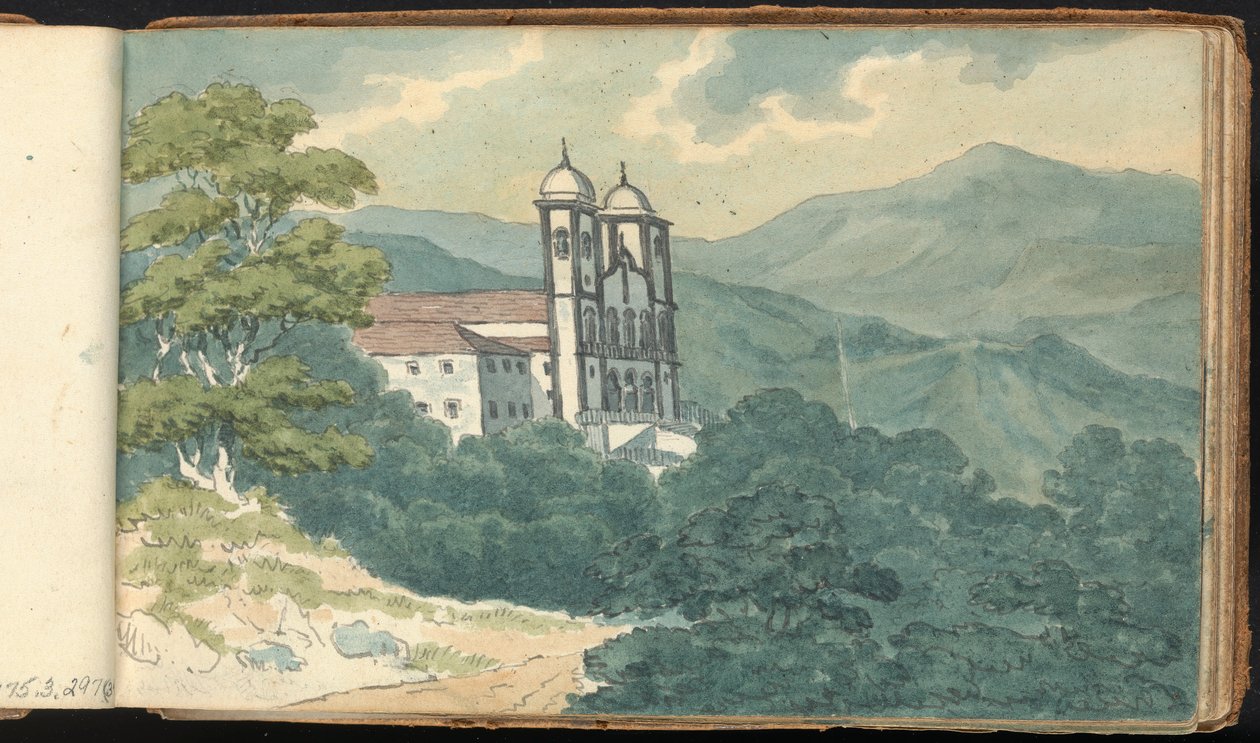 Album di Studi di Paesaggi e Figure: Villa nelle Montagne da Thomas Bradshaw