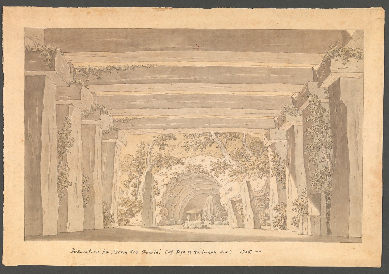 Scena da "Gorm il Vecchio" di Boye e Hartmann da Thomas Bruun
