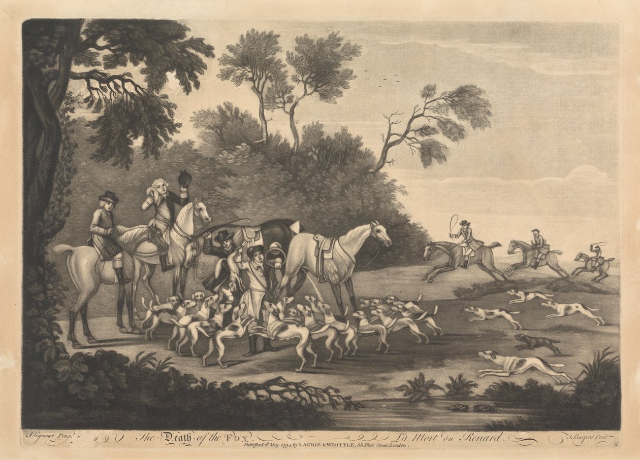 La morte della volpe da Thomas Burford