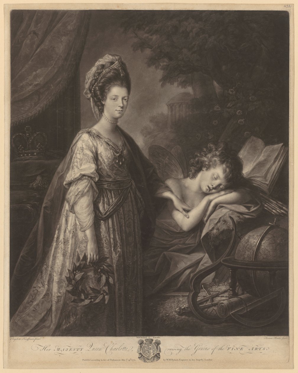 La regina Charlotte risveglia lo spirito delle belle arti da Thomas Burke