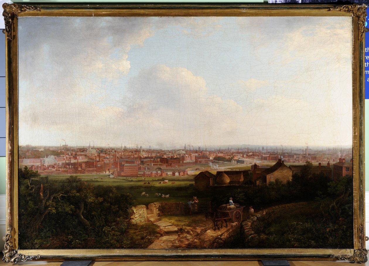 Veduta di Leeds da Thomas Burras