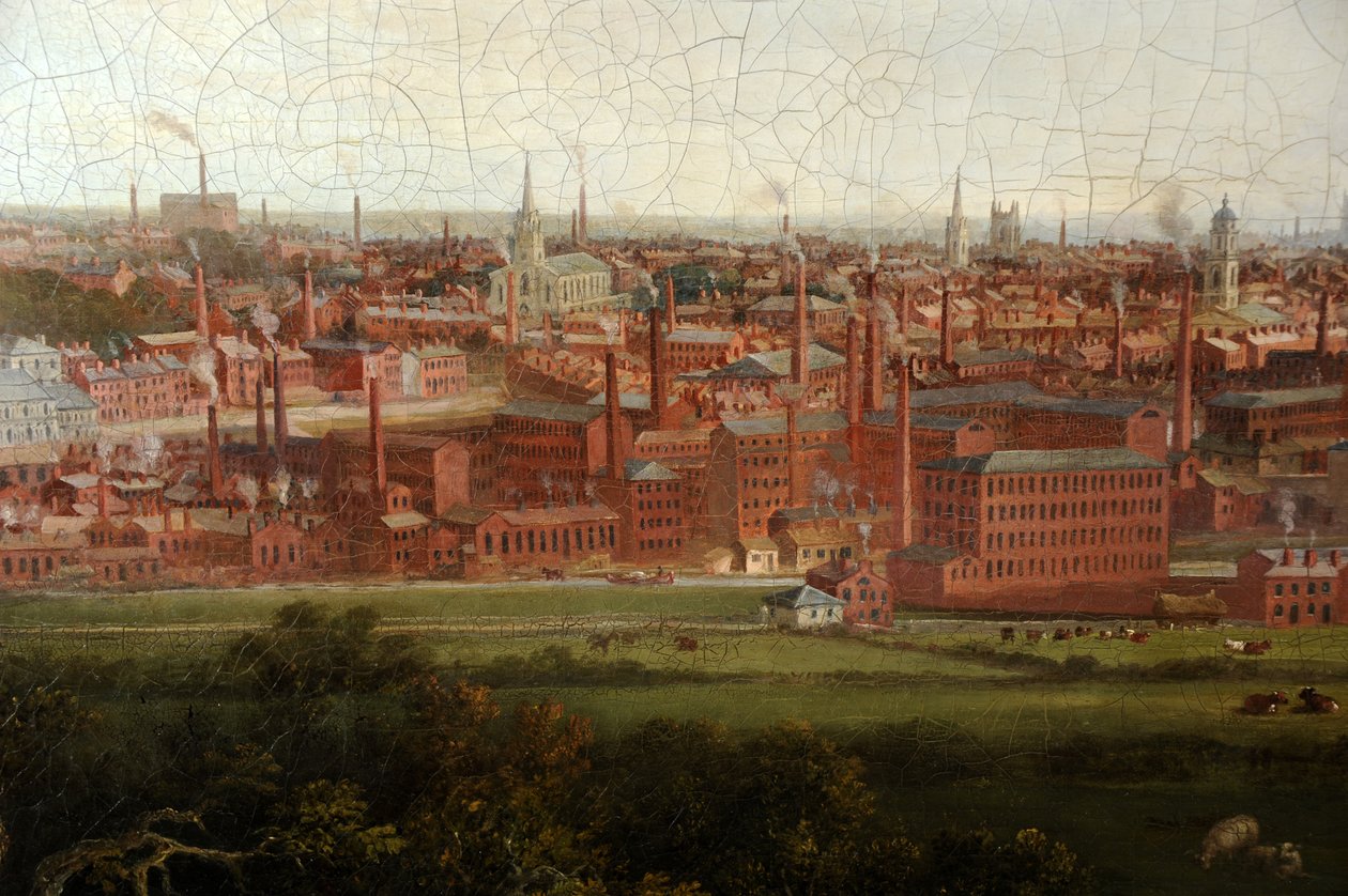 Veduta di Leeds da Thomas Burras