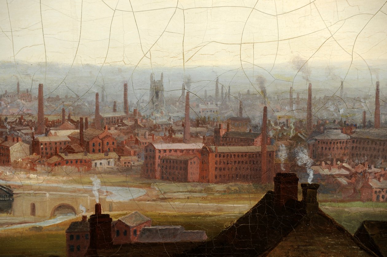 Veduta di Leeds da Thomas Burras
