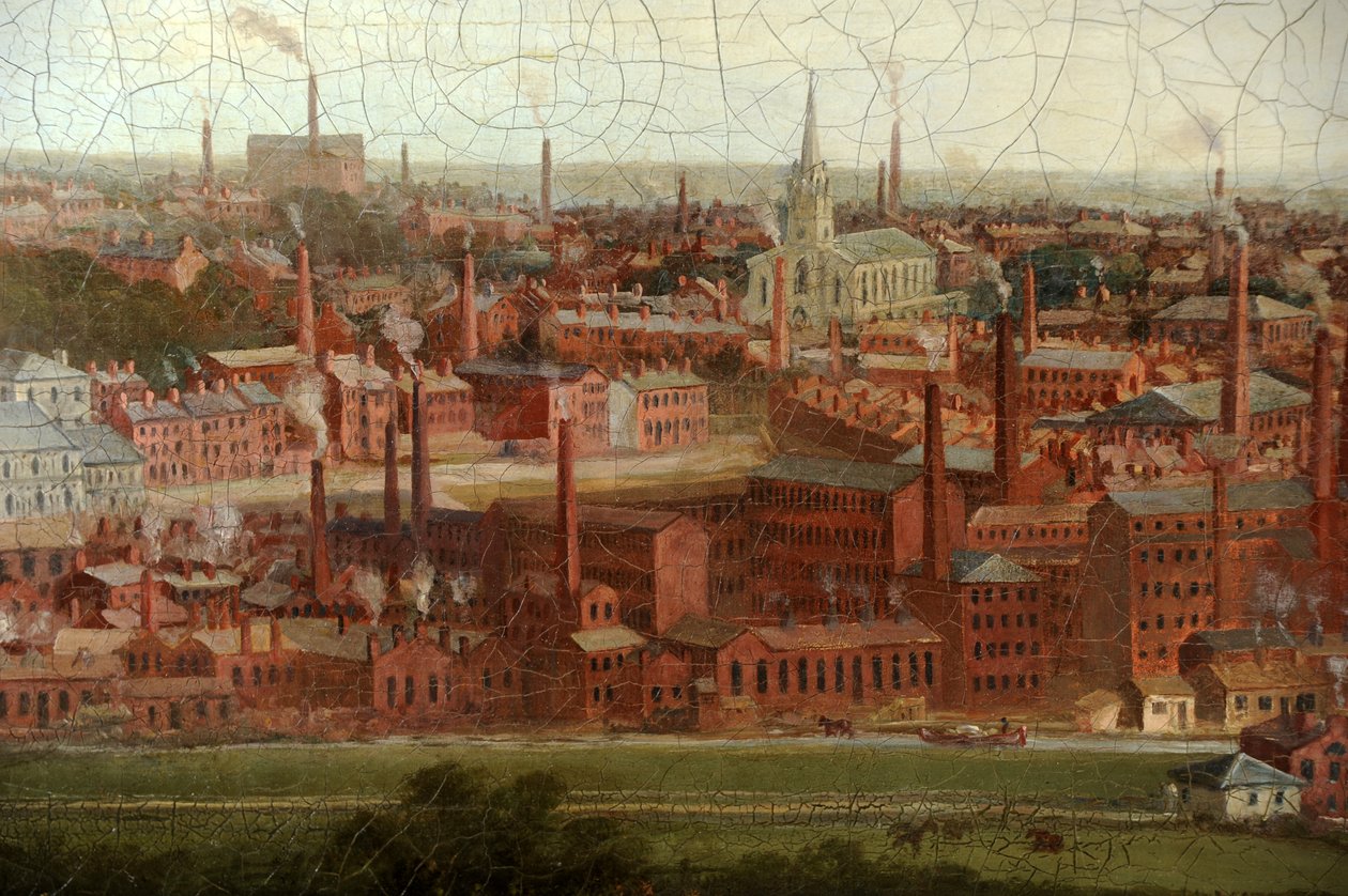Veduta di Leeds da Thomas Burras