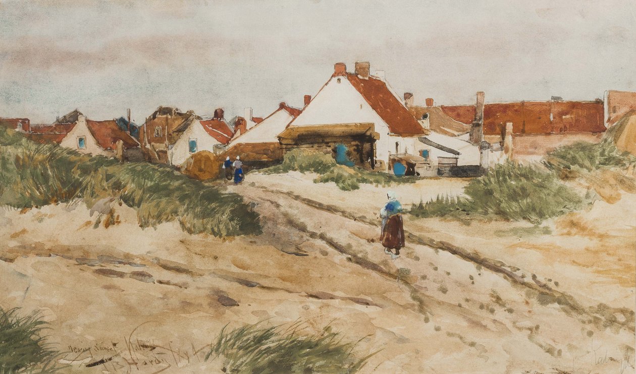 Tramonto vicino, Katwijk, Olanda da Thomas Bush Hardy