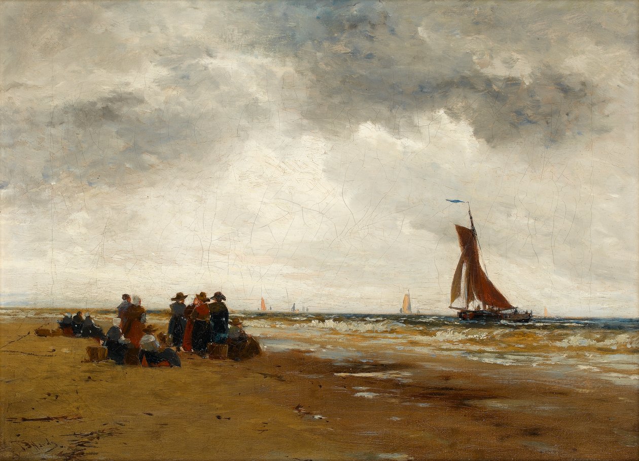 Aspettando il ritorno delle barche da pesca, Olanda da Thomas Bush Hardy
