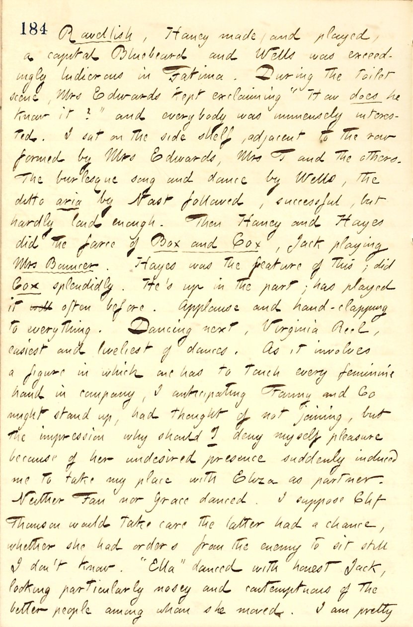 Diari di Thomas Butler Gunn - Volume 11, pagina 193, 26 dicembre 1859 da Thomas Butler Gunn