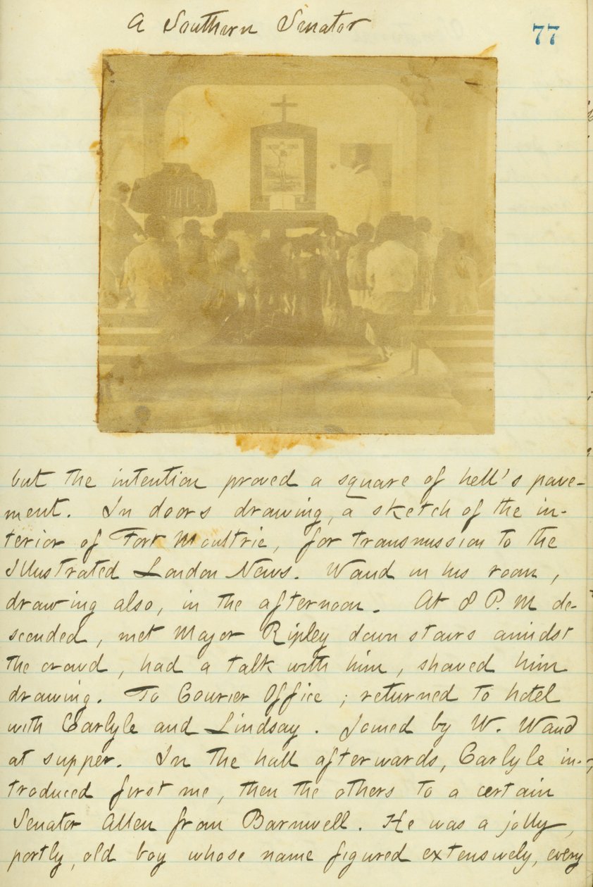 Diari di Thomas Butler Gunn - Volume 15, pagina 87, 20 gennaio 1861 da Thomas Butler Gunn