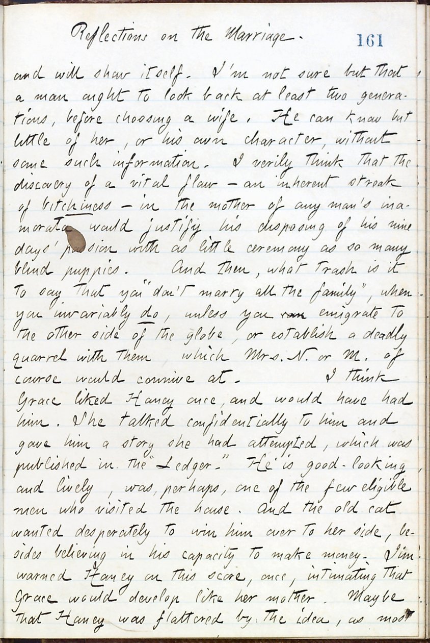Diari di Thomas Butler Gunn - Volume 16, pagina 183, 14 maggio 1861 da Thomas Butler Gunn