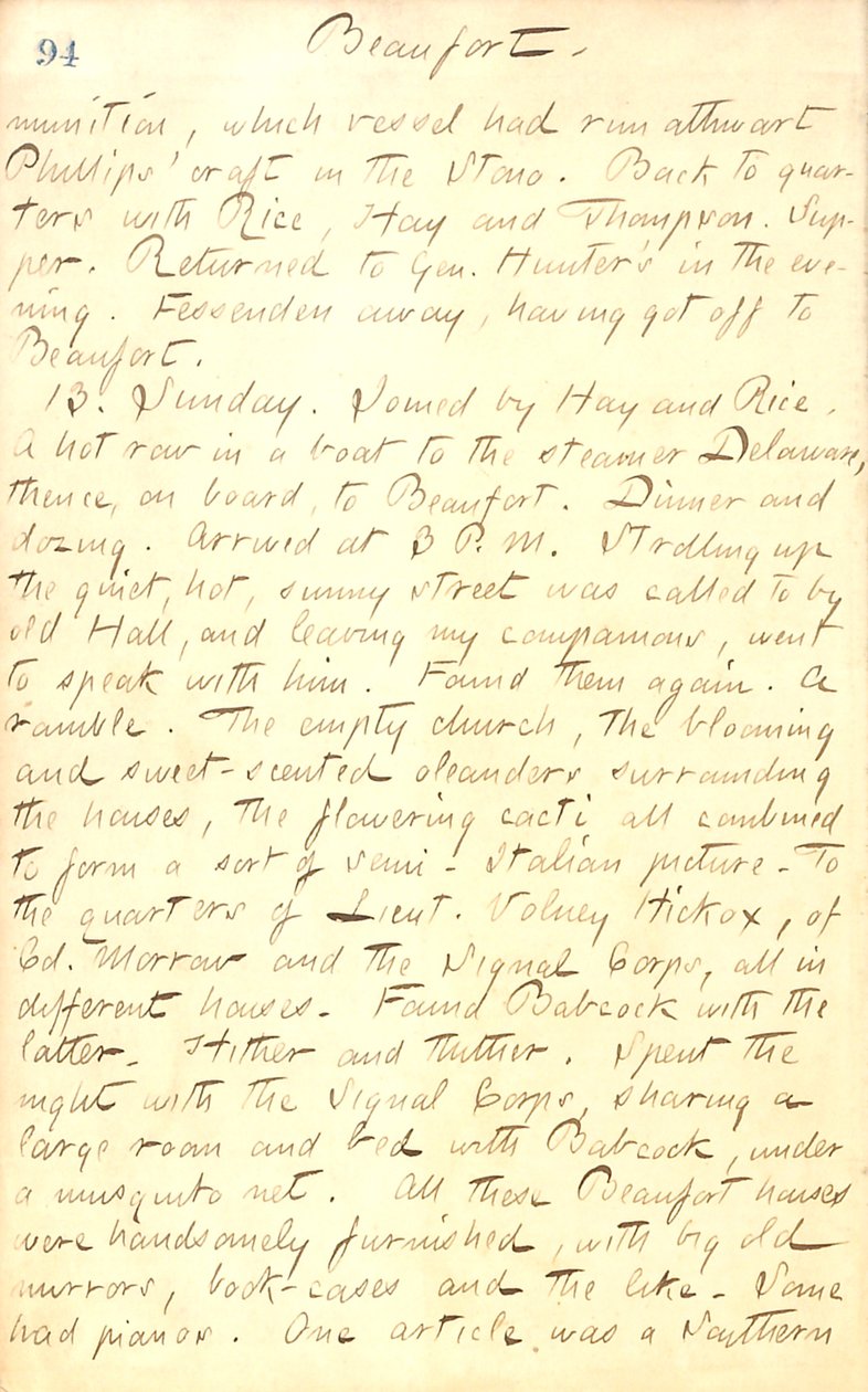 Diari di Thomas Butler Gunn - Volume 20, pagina 104, 12 luglio 1862 da Thomas Butler Gunn