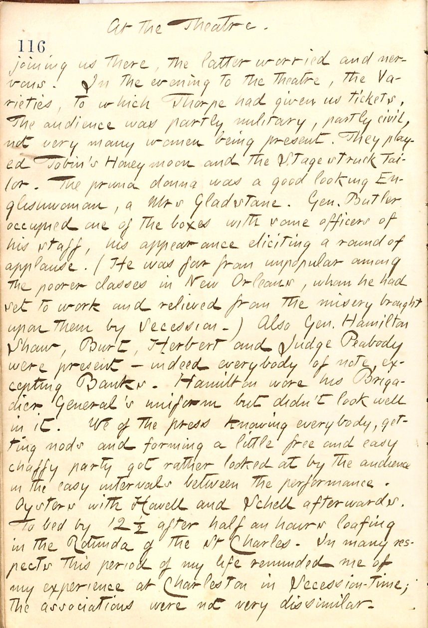 Diari di Thomas Butler Gunn - Volume 21, pagina 127, 22 dicembre 1862 da Thomas Butler Gunn