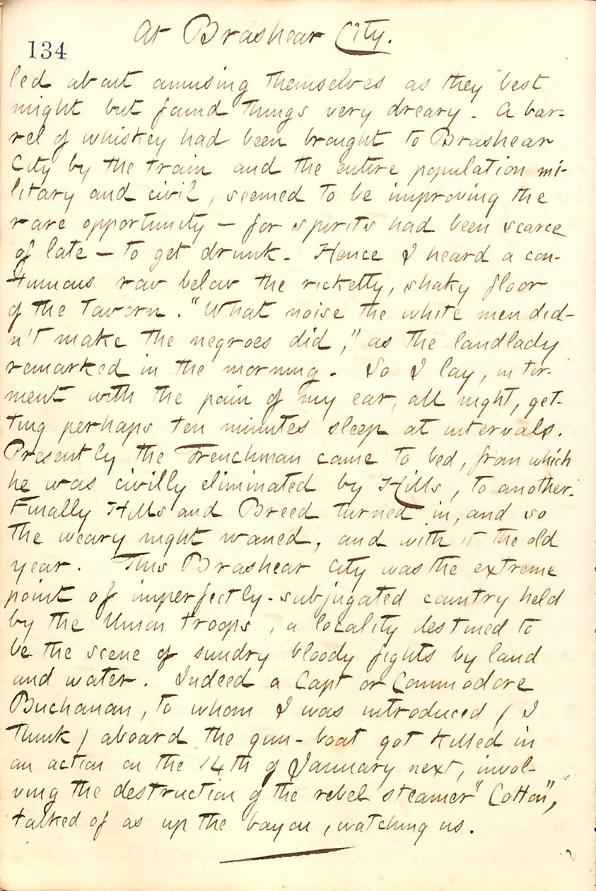 Diari di Thomas Butler Gunn - Volume 21, pagina 148, 31 dicembre 1862 da Thomas Butler Gunn