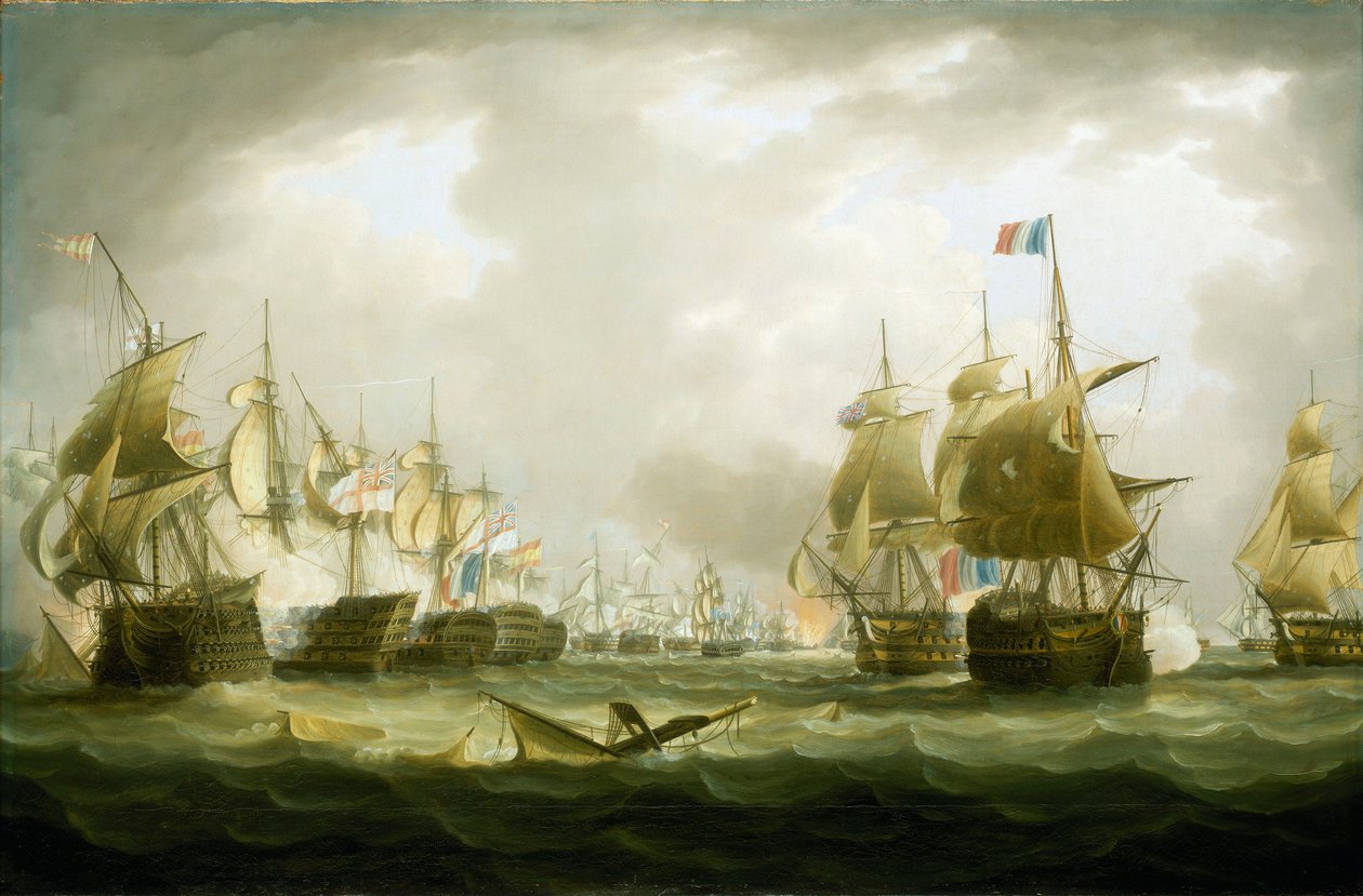 La battaglia di Trafalgar, 21 ottobre 1805, inizio dell