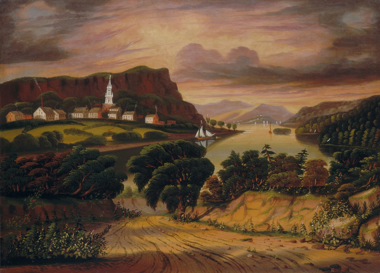 Lago George e il Villaggio di Caldwell da Thomas Chambers