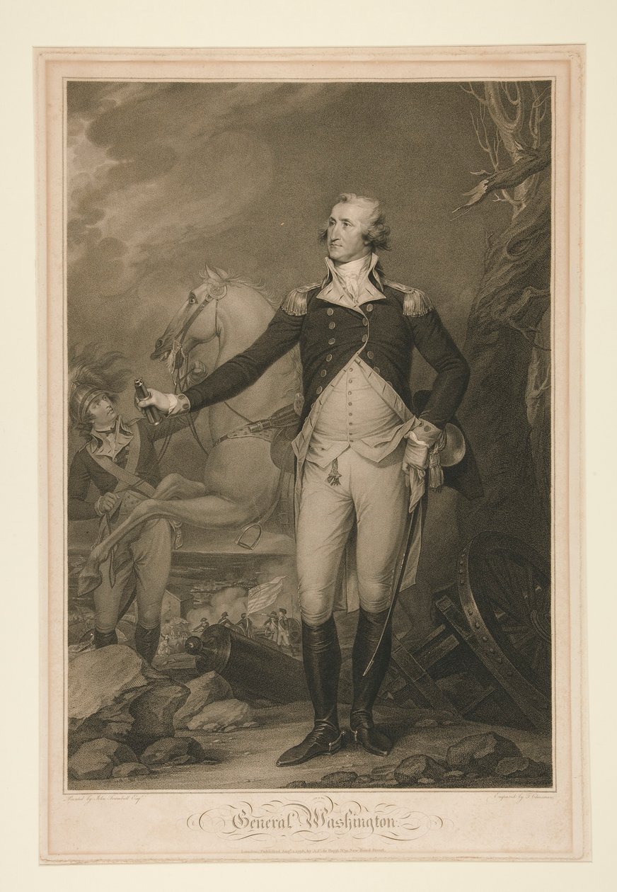 George Washington alla Battaglia di Trenton da Thomas Cheesman