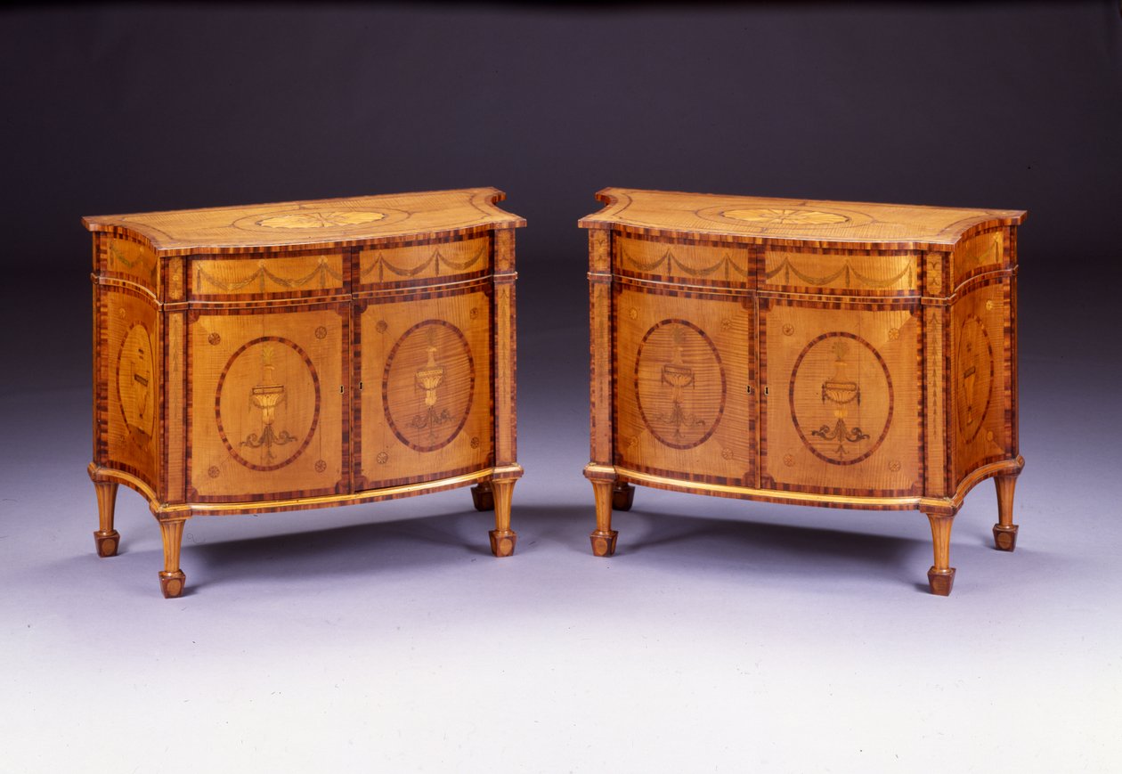 Coppia di comò Giorgio III da Thomas Chippendale