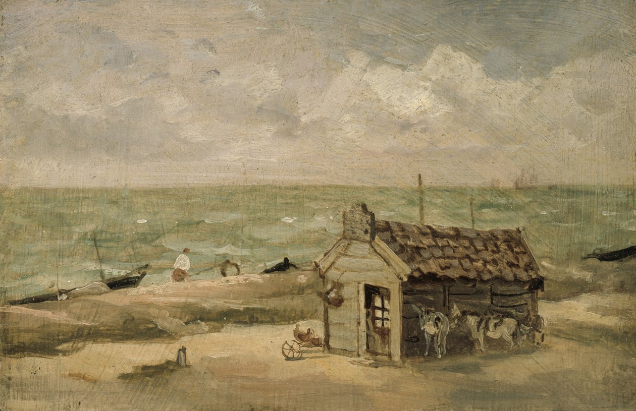 Una Capanna di Pescatori sul Mare da Thomas Churchyard